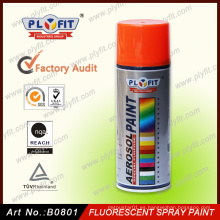 Pintura de espray fluorescente colorida del aerosol reflexivo del pigmento